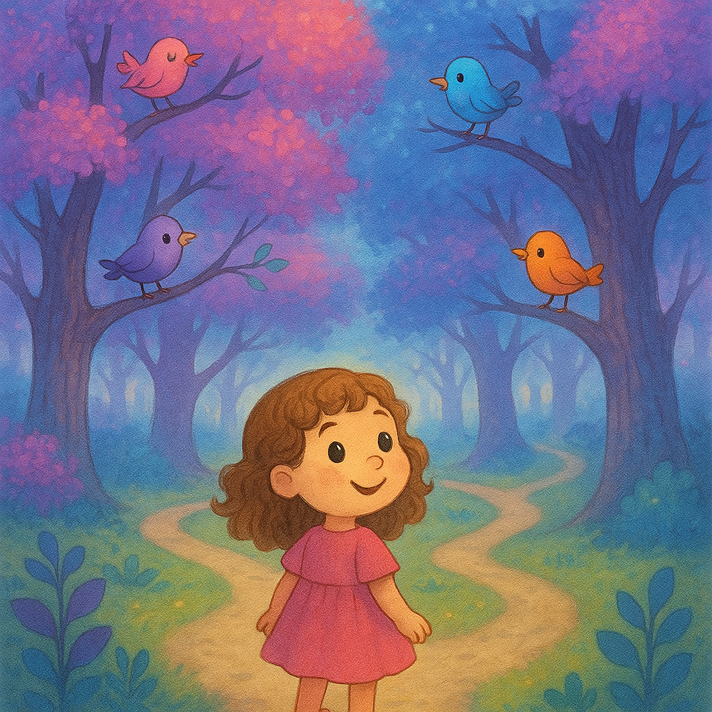 Emilia and her magical friends